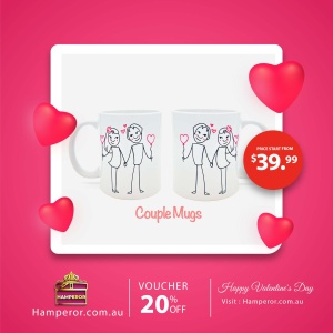 Cartoon Couple Mug